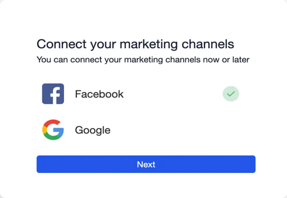 Connecting Ads (screenshot)